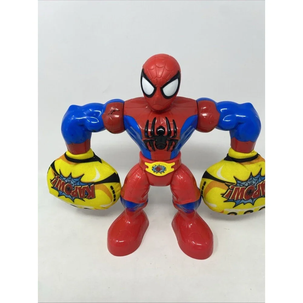 Spiderman Kapow 2013 Boxing Glove Action Figure Tested and Working